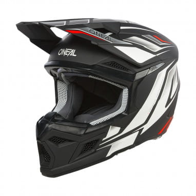 3SRS Casco giovanile VERTICAL nero/bianco