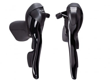 Road Dual Control Levers 2x7 speed - noir