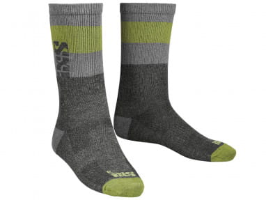 Dubbele sokken (2 paar) - olijf