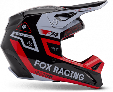 Casco V1 Race Spec - Rojo fluorescente