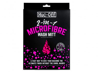 Guanto di lavaggio in microfibra - rosa