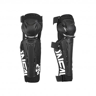 Trail FR Carbon Look - Knee/Shin Protector - Black/White