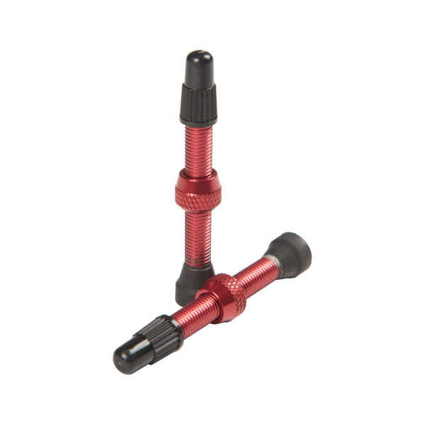 Universal valve Presta, 55mm - Red