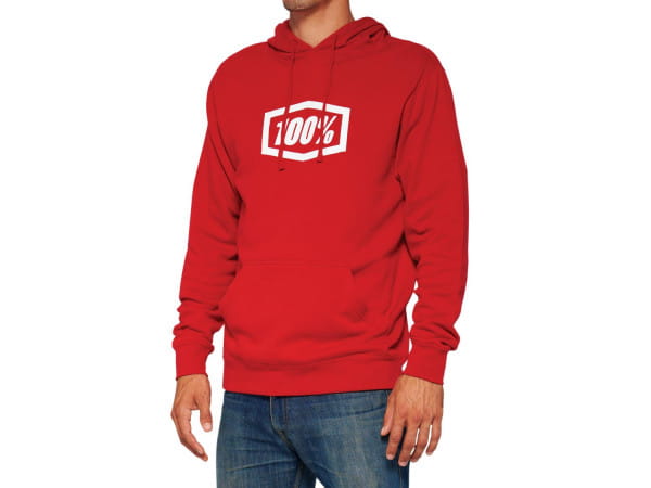 Icon Pullover Hoody - deep red