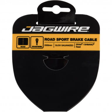 Brake cable Road Sport galvanized steel, ground - 1.5 x 2000 mm