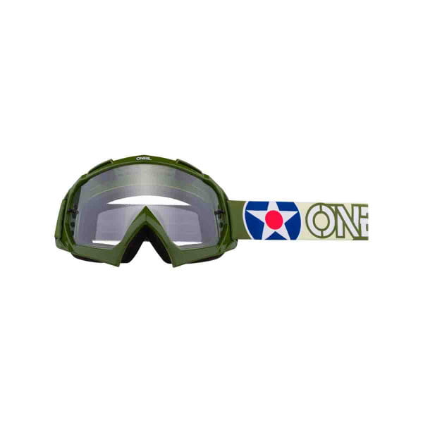 B-10 Goggles Warhawk Klar - Grün