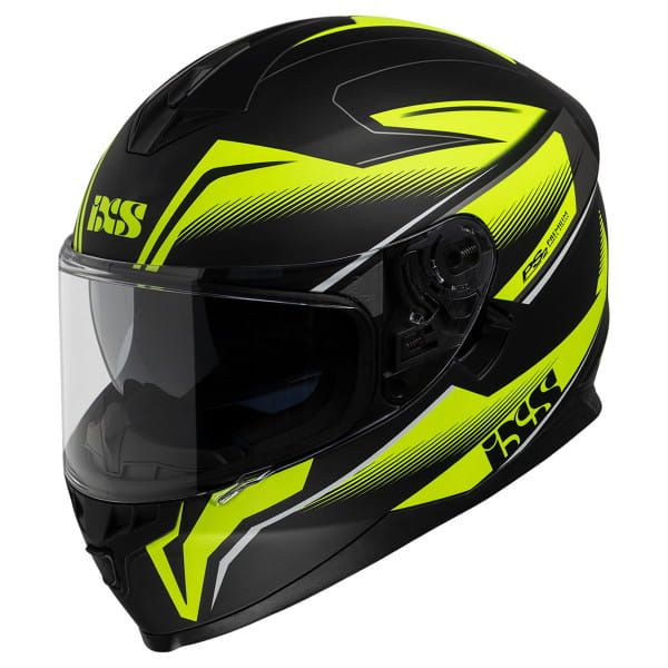 Full-face helmet iXS1100 2.3 - black matte yellow fluo