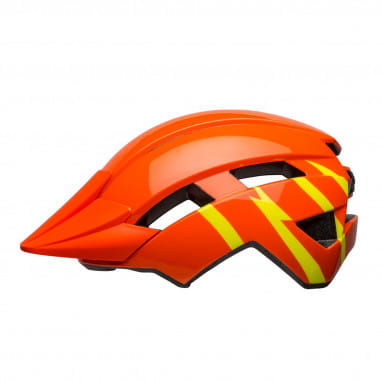 Sidetrack II fietshelm - staking glans oranje/geel