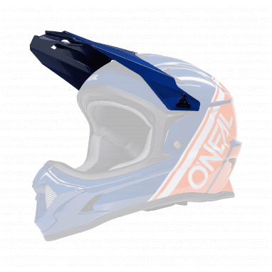 Sonus Split - Fullface Helm - Blau/Orange