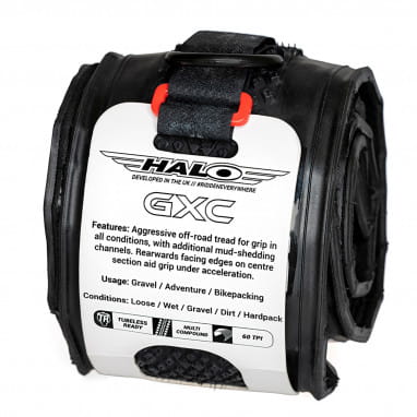 GXC Gravel Folding Tire - 650b x 47c - Black