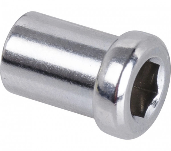 Hexagon socket nut for the fastening of road bike brakes