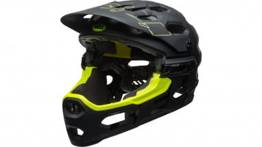 Bell SUPER 3R - MIPS - Fullface Helm - Black/Yellow