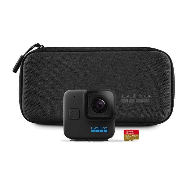 GoPro HERO12 Paquete de cámara negra: Cámara de acción impermeable con  lente Go Pro Max Mod 2.0 para cámara HERO 12 y tarjeta Micro SD de 64 GB  para