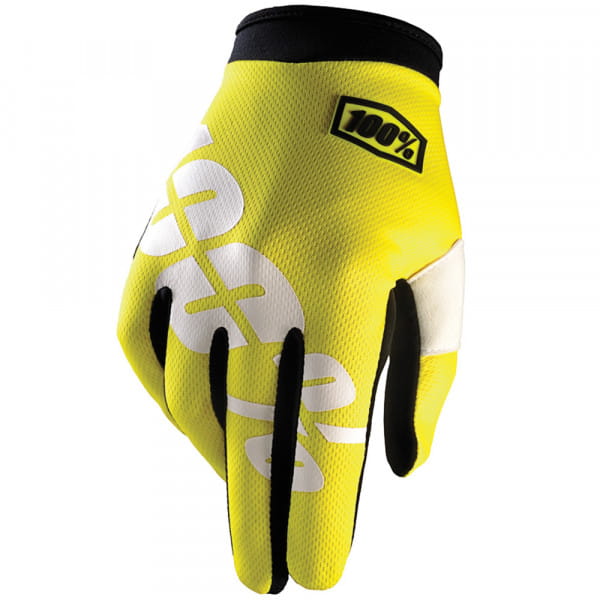 Handschuh Motorcross Itrack neon - gelb-schwarz