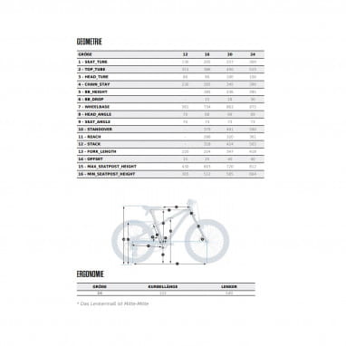 MX 24 Park - Vélo enfant 24 pouces StVZO - Bleu/Rouge