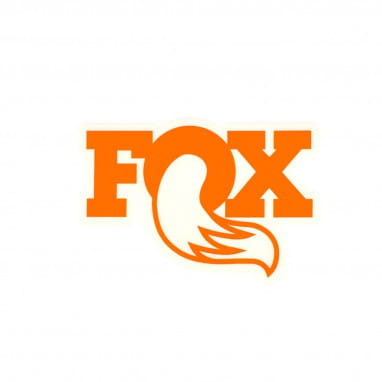 Décalcomanie de promotion du logo original - 15,5 cm - Orange