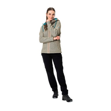 Women's Skomer Hooded Fleecejacke - Linen