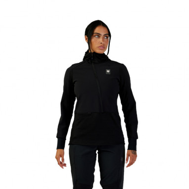 Women's Defend Thermal Hoodie - Black