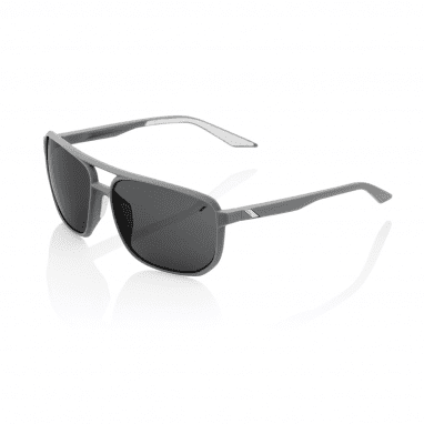 Konnor Aviator Square Sunglasses Smoke Lenses - Dark Grey