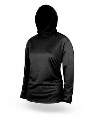 Womens Hooded Jersey - Black