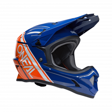 Sonus Split - Helm met volledig gezicht - Blauw/Oranje