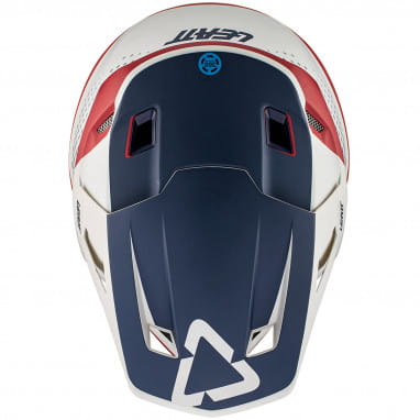 DBX 8.0 - Fullface Composite Helm - Rot