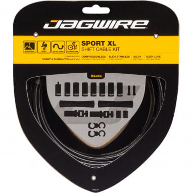 Kit de câbles de vitesse Road & Mountain Sport XL - noir