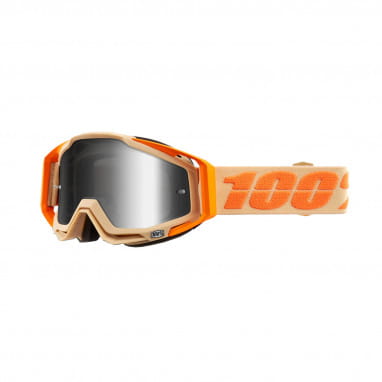 Racecraft Goggles Anti Fog Mirror Lens - Sahara