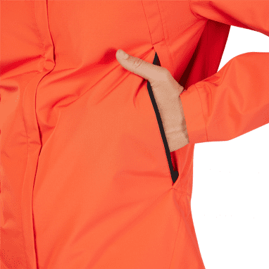 Ranger 2.5L rain jacket - Orange Flame