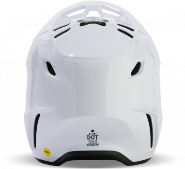 V3 RS Carbon Solid Helmet - White