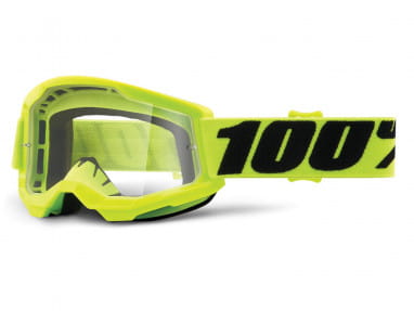 Strata 2 Junior Goggle - Clear Lens - Fluo Yellow
