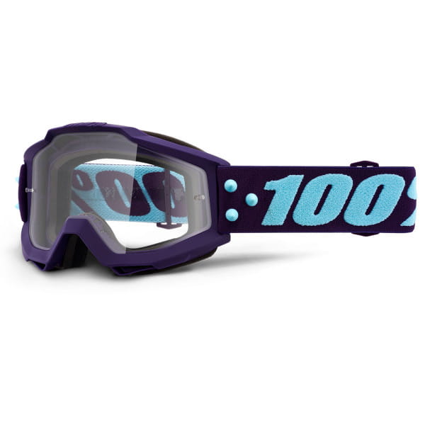 Accuri Goggles Anti Fog Clear Lens - Purple/Light Blue