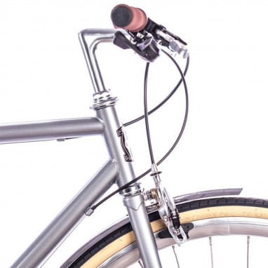 Odyssey 8SP City Bike - brandford silver
