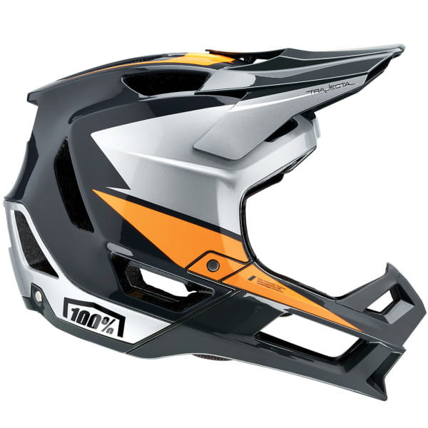 Casco Trajecta - Nero/Bianco/Arancione