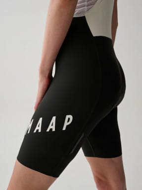 Womens Aeon Bib Shorts - Black/White