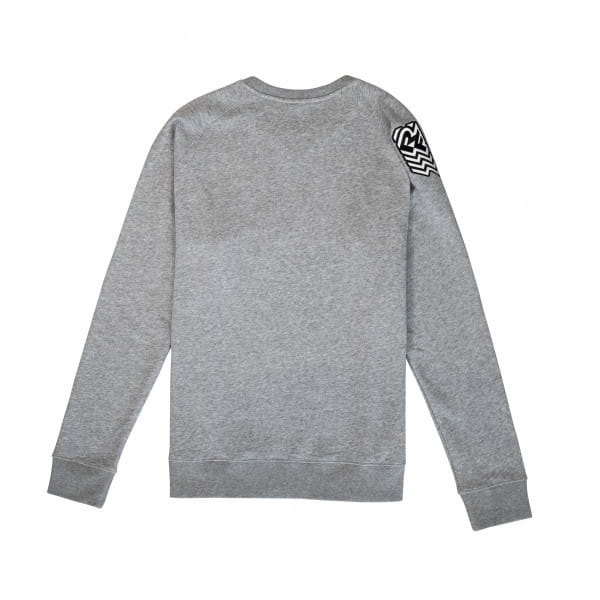 Crest Crew Sweater Grey