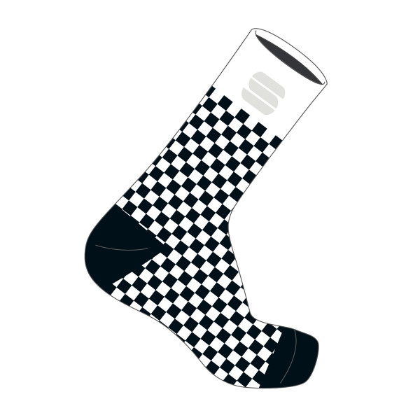 Checkmate Sokken - Wit/Zwart