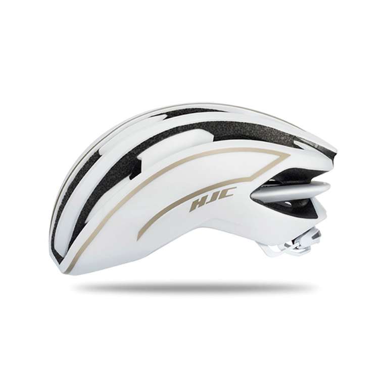 Casco da strada IBEX Bianco opaco Oro