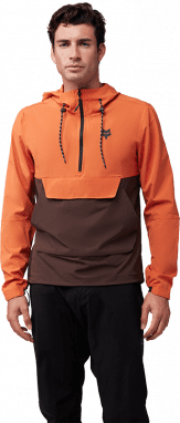 Ranger Wind Pullover - Atomic Orange