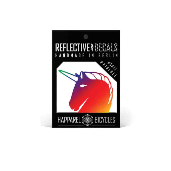 Reflective DECAL - Unicorn - rainbow