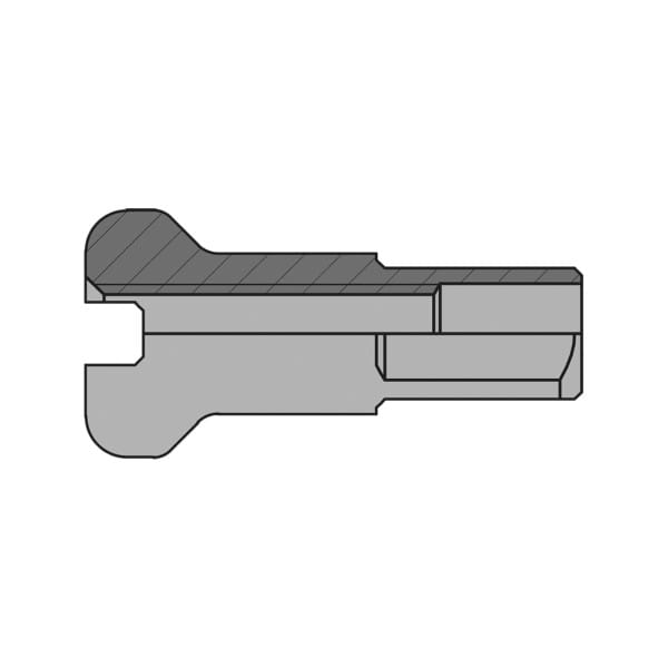 Standard Messing-Nippel - 100 Stück - silber