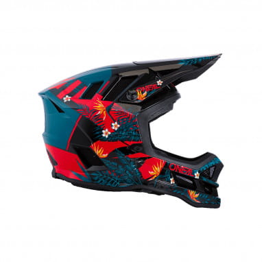 Blade Polyacrylite Helmet Rio - Fullface Helm - Rot/Schwarz