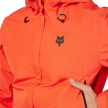 Ranger 2.5L rain jacket - Orange Flame