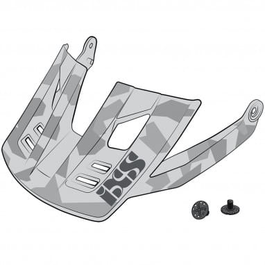 Visiera di ricambio per il casco Trigger FF - Grey Camo