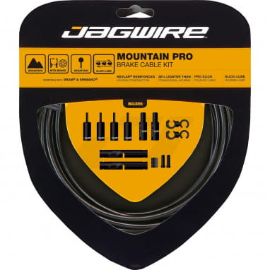Brake cable set Mountain Pro - black