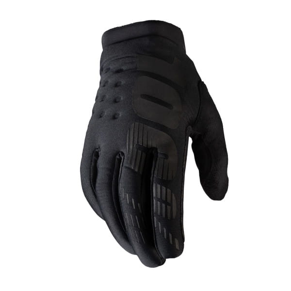 100% Prozent Brisker schwarz Neopren Winter Handschuhe MTB MX Motocross 