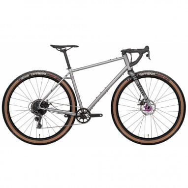Bogan ST2 Offroad Bikepacking Bike - Silver/Gray