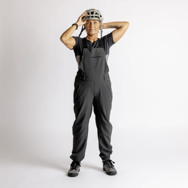 Carve Women Dungarees - anthracite