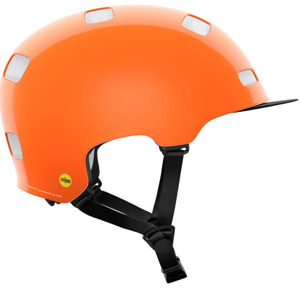 Crane MIPS Helm - Fluorescent Orange