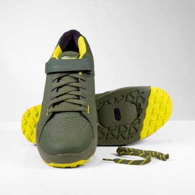 MT500 Burner clipless pedal shoe - olive green